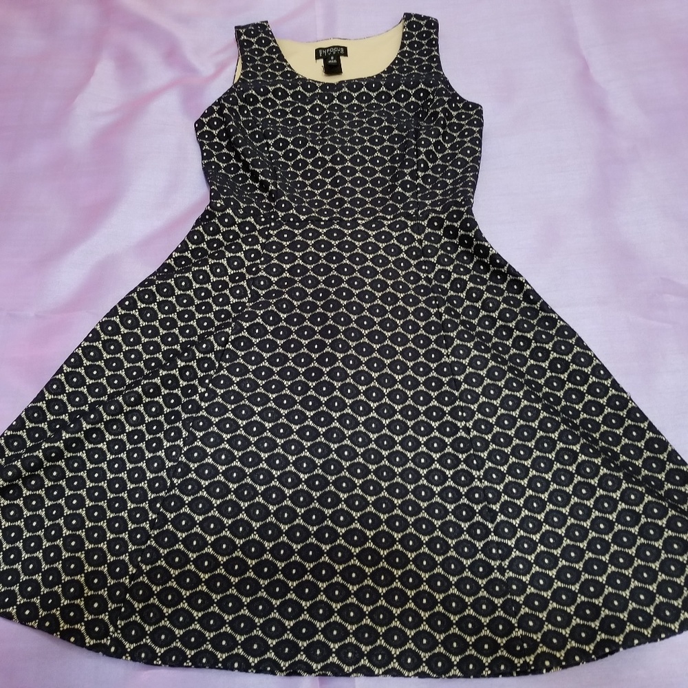 blue polka dot midi dress